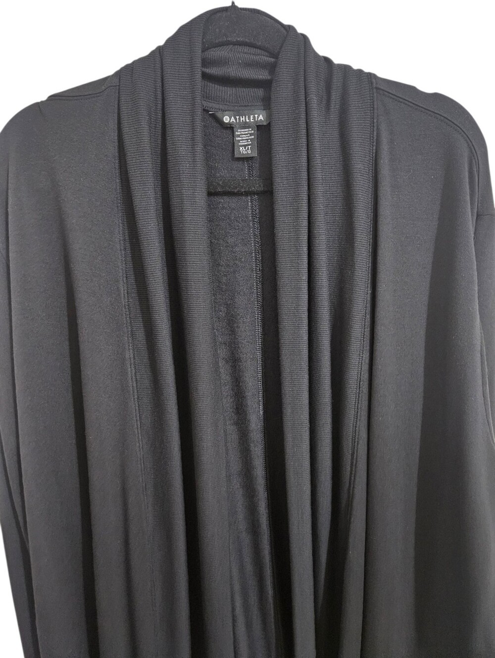 PRANAYAMA Restore Wrap XL Black Open Cardigan - Picture 8 of 11
